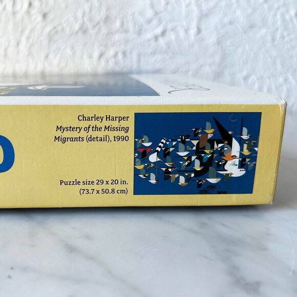 Charley Harper Art Mystery of the Missing Migrants 1000 Pc Puzzle Birds-Complete - Picture 5 of 8